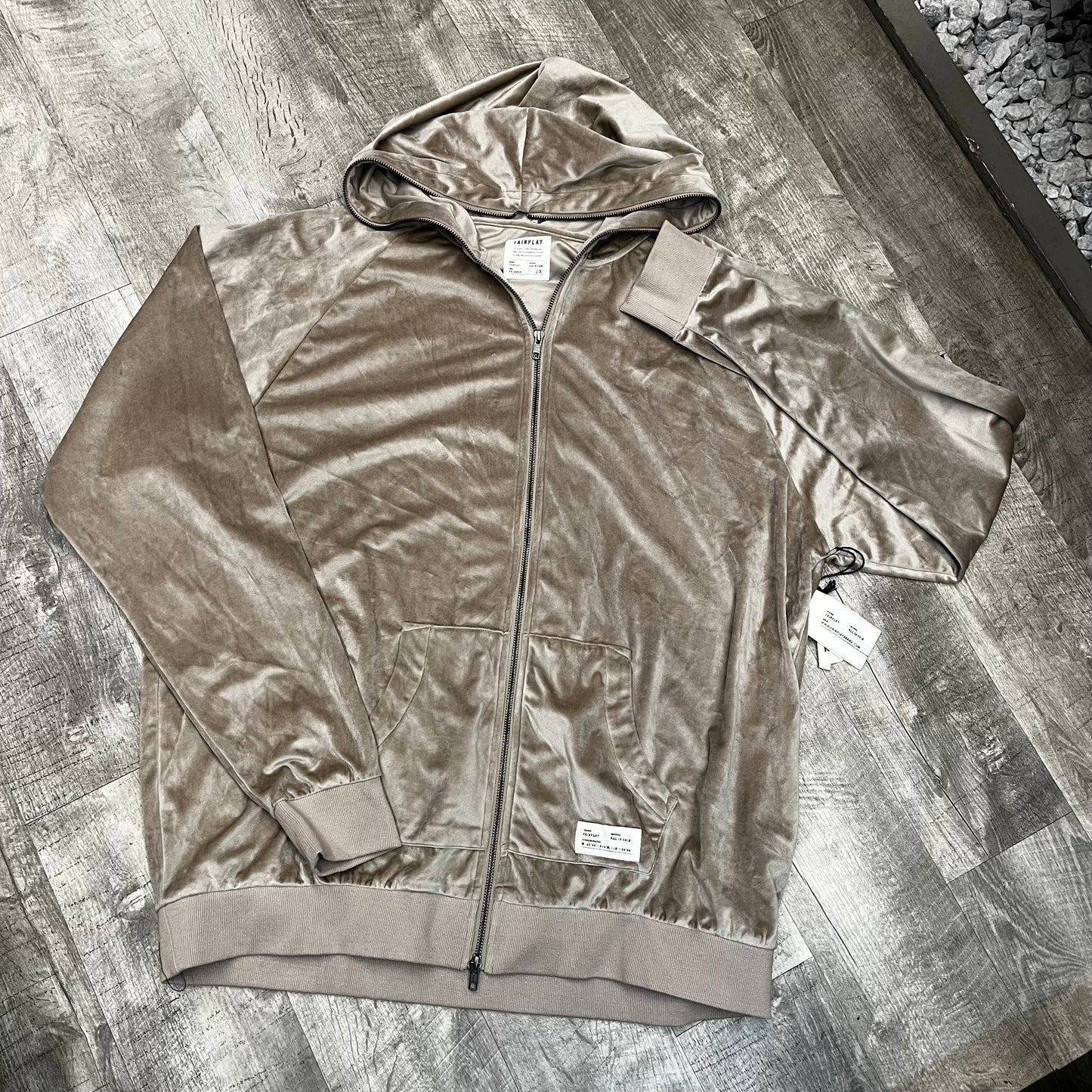 Cream velour