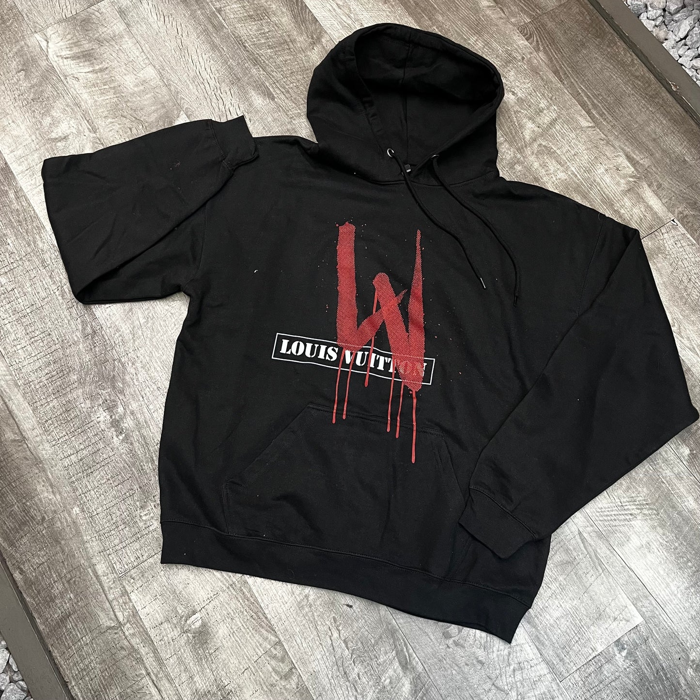 Lv hoodie red