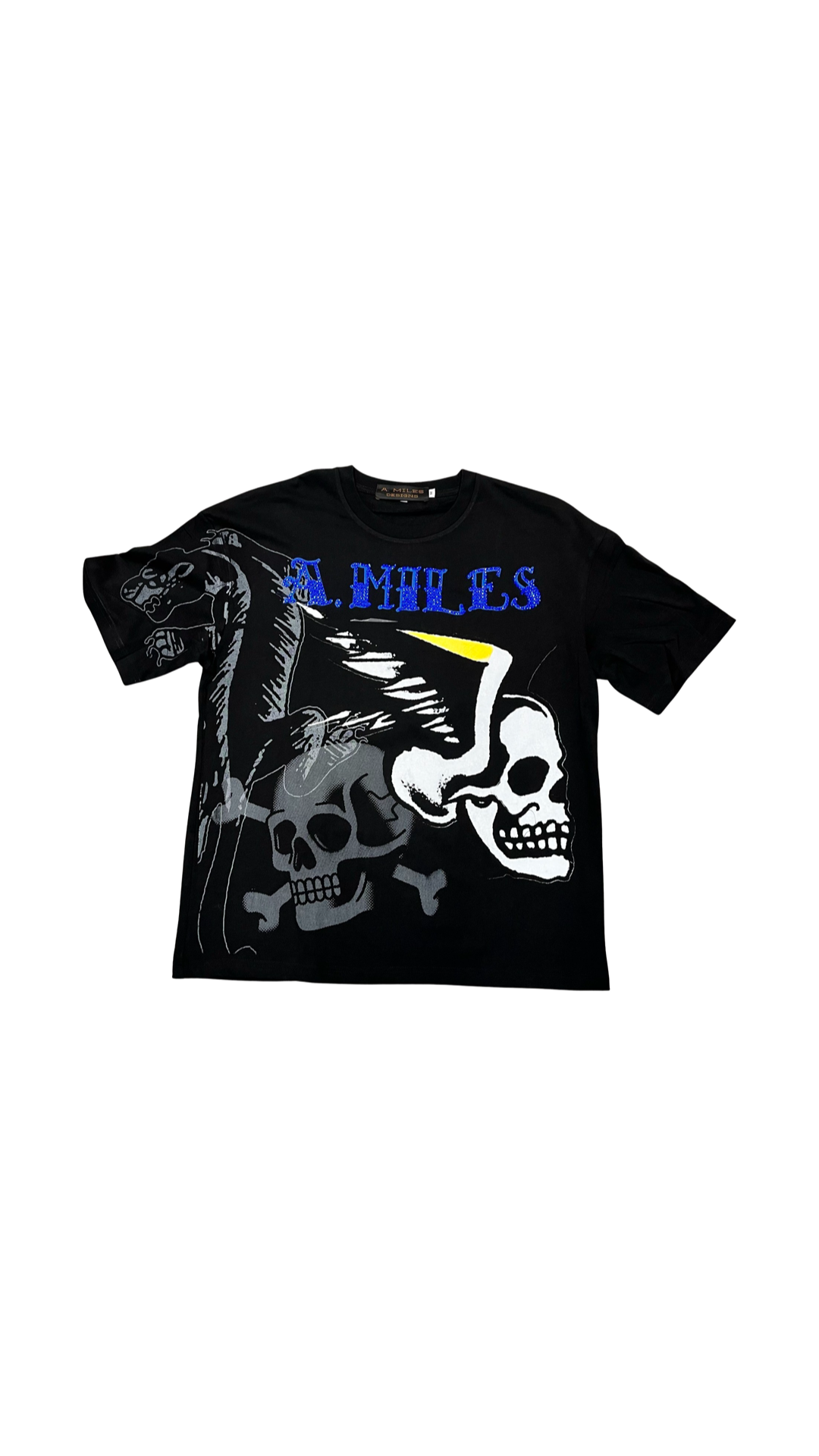 KIY studios - A.Miles - “Skull Wings” tee