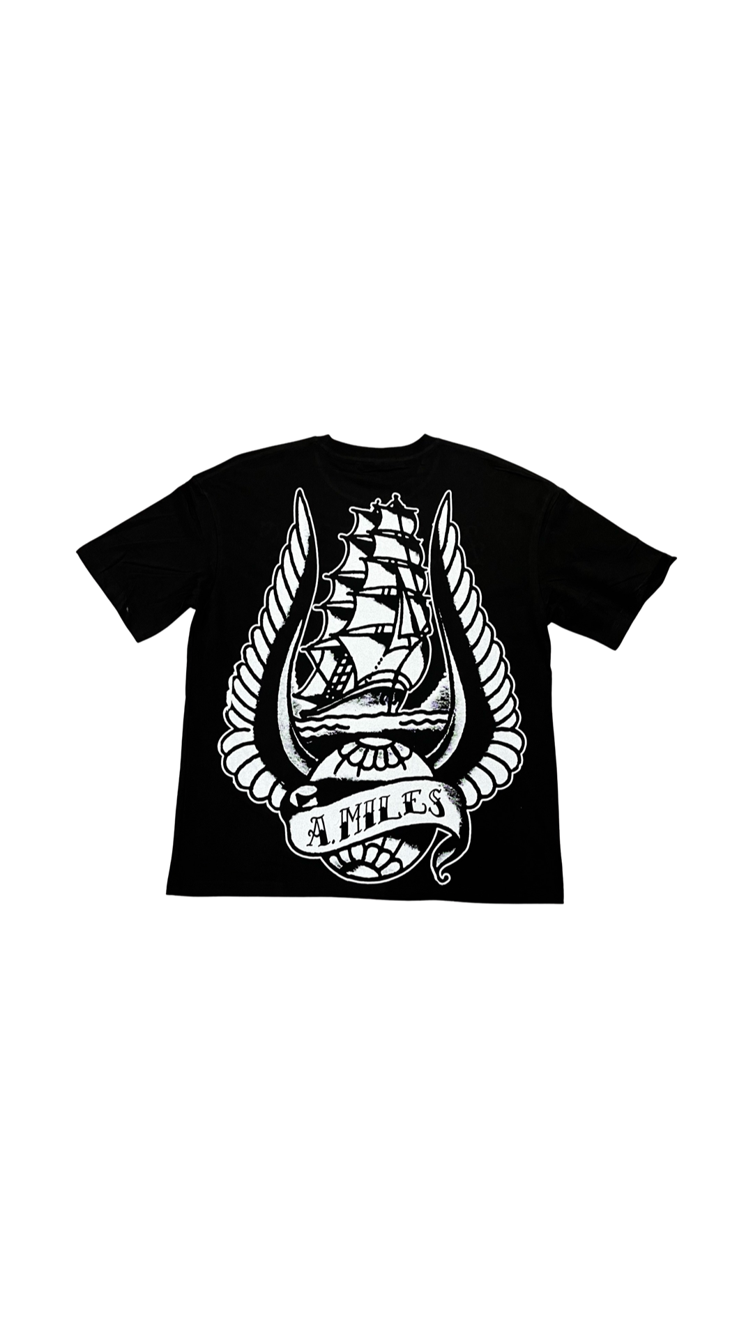KIY studios - A.Miles - “Skull Wings” tee