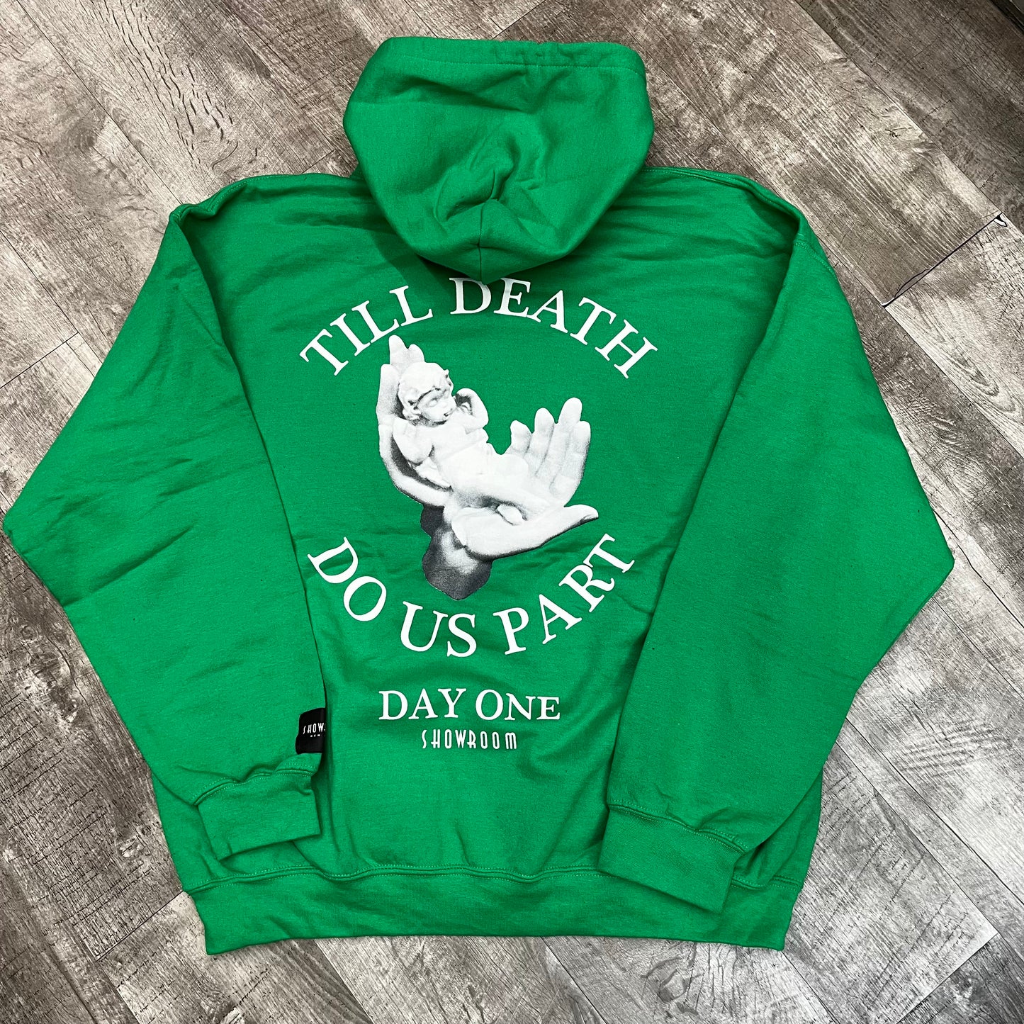 (XL) day one hoodie green