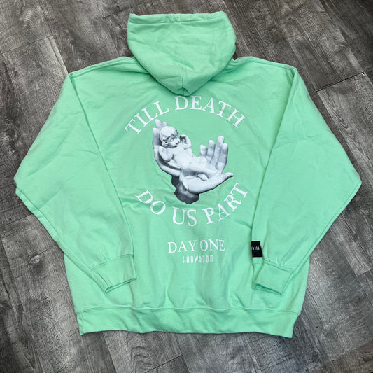 (XL) mint day one hoodie